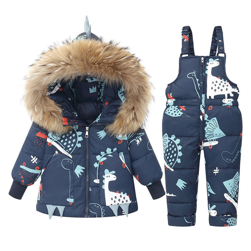 Boy Winter Puffer Snowsuit Coat