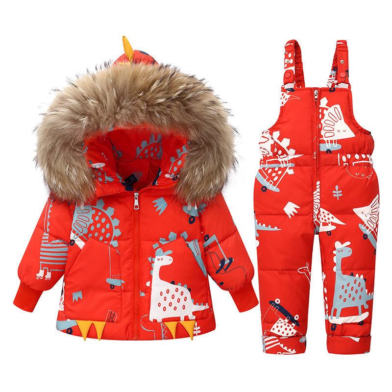 Boy Winter Puffer Snowsuit Coat